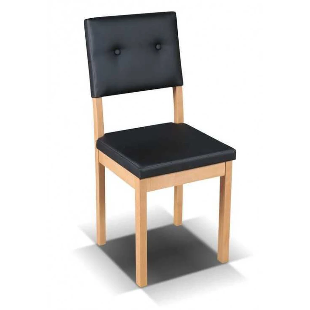 Styliška natūralios medžio virtuvinė kėdė P37