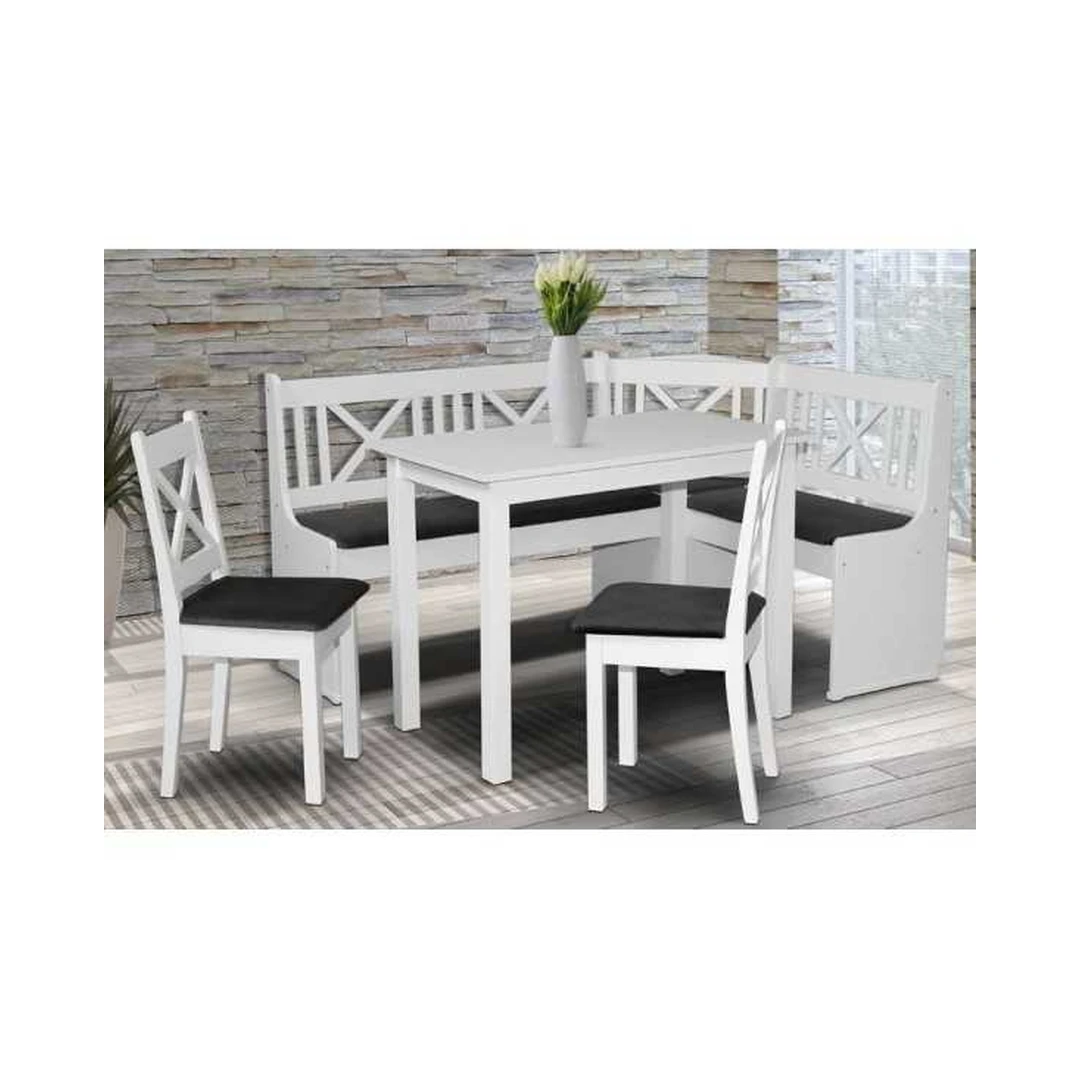 Kampinis suolas su universalia kampo puse