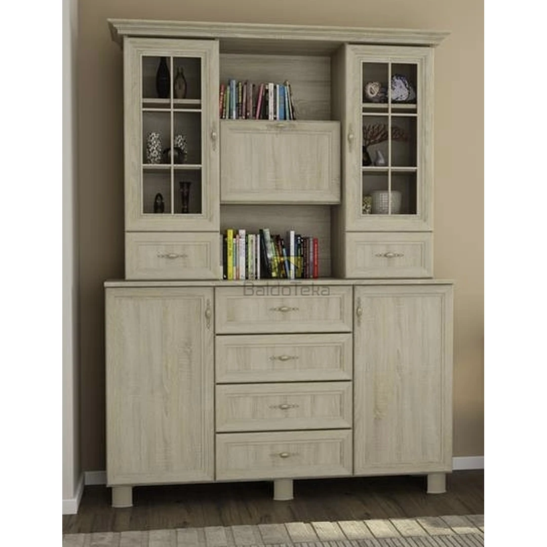 Ergonominė spintelė 150x207x44 cm, 18 mm LMDP