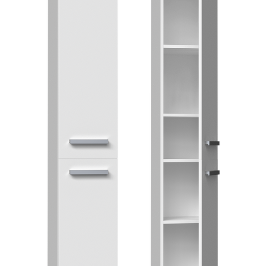 Stilinga spinta su ABS kraštais ir sidabrinėmis rankenomis