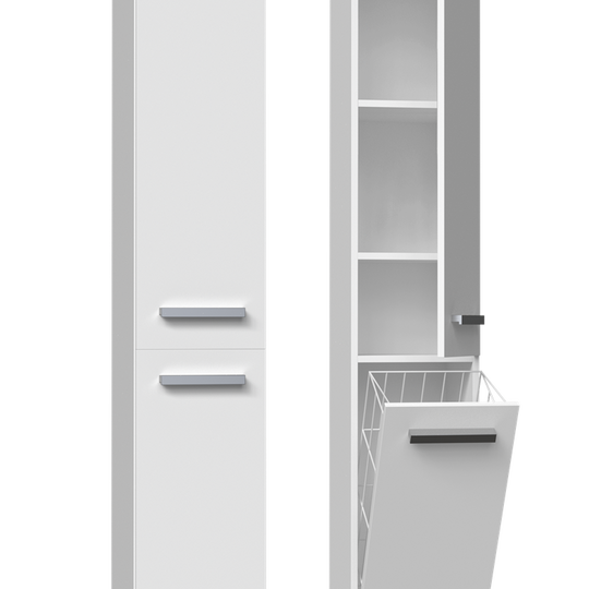 Moderni spinta su ABS kraštais ir sidabrinėm rankenom