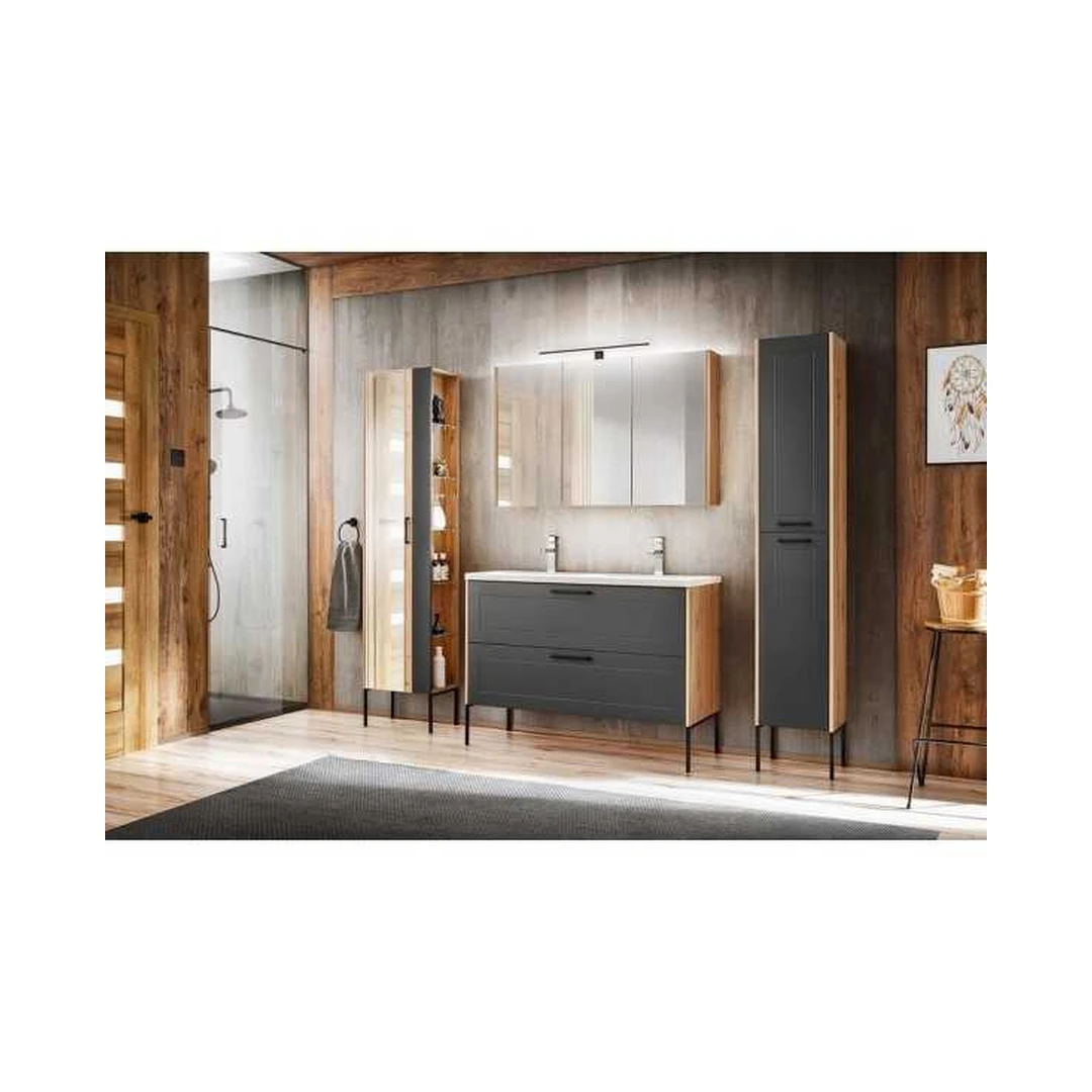 Aukšta spintelė su veidrodžiu CRES 803 – erdvė ir švara