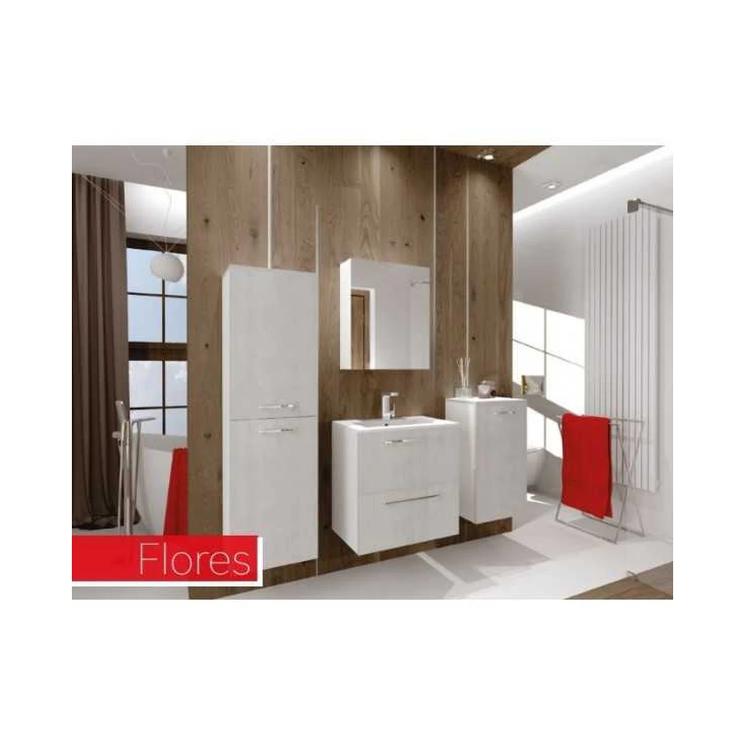 Baltas fasadas ir stalviršis, balintas korpusas