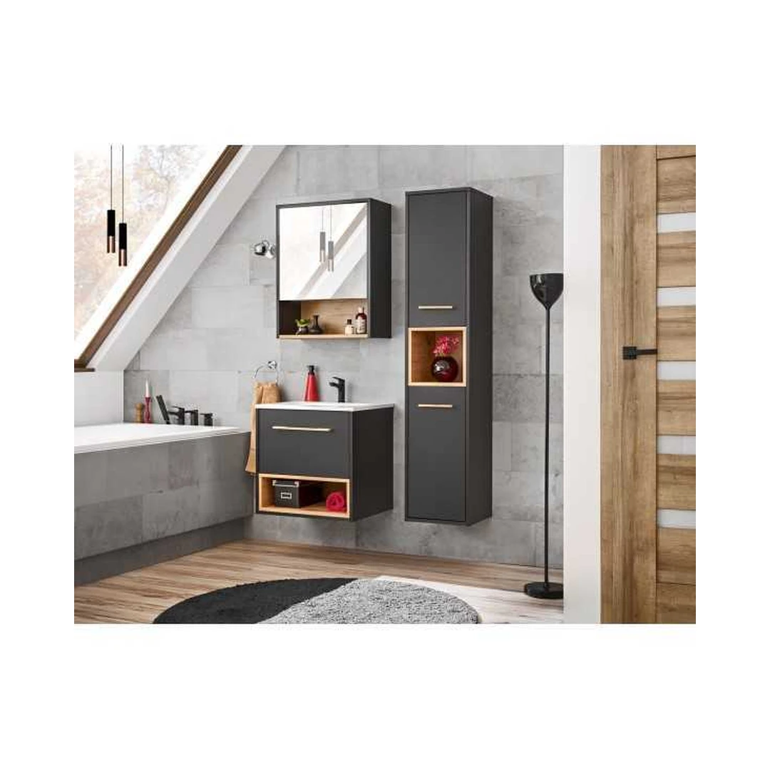 Elegantiška praustuvo spintelė HILTON 820 su tyliu uždarymu