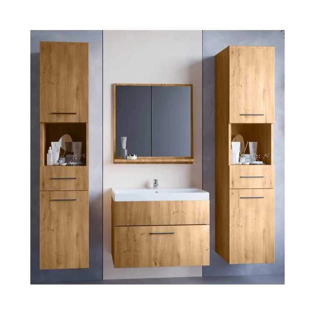 Aukštos spintelės vonios kambariui