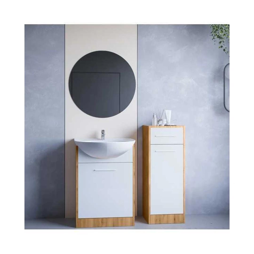 Stilinga vonios baldų kolekcija „Artisan“ ąžuolo spalva