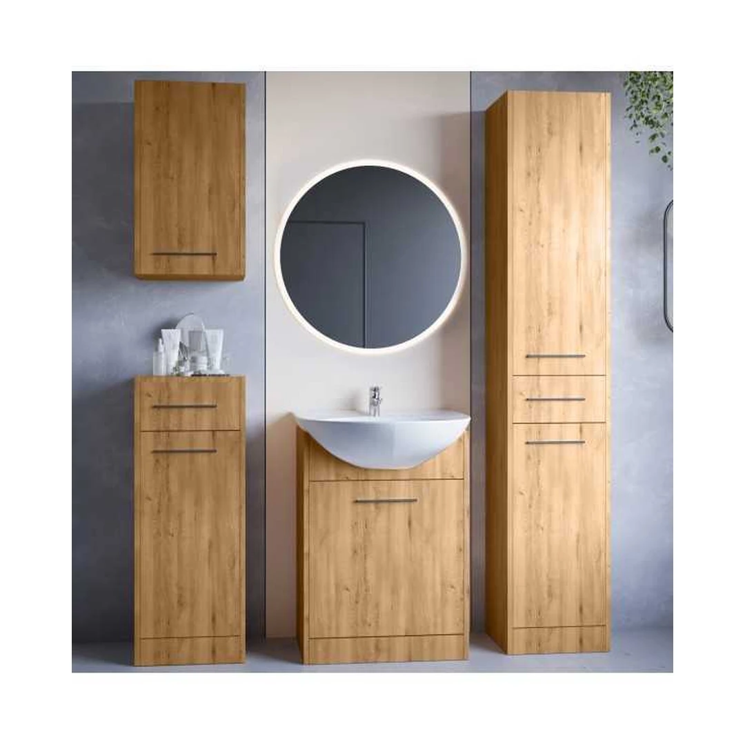 Įspūdingi baldai vonios kambariui su LED apšvietimu