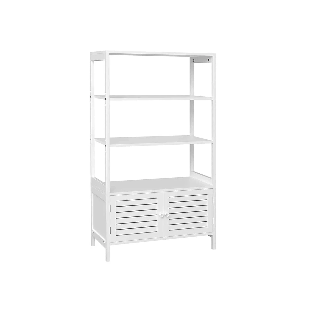 Bambukinė vonios spintelė su MDF