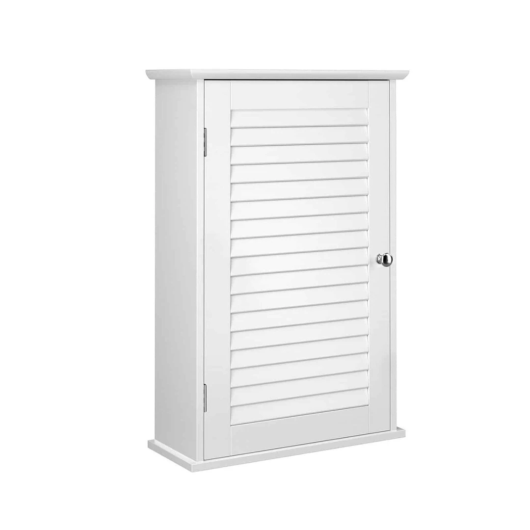 Šiuolaikinė VASAGLE vonios spinta su reguliuojamomis lentynomis