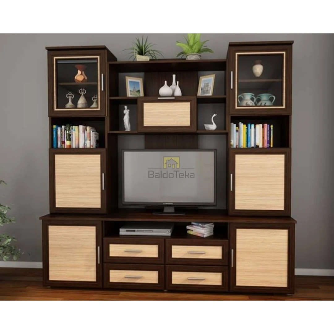 Ergonominė spintelė 200x200x44 cm, 18 mm LMDP