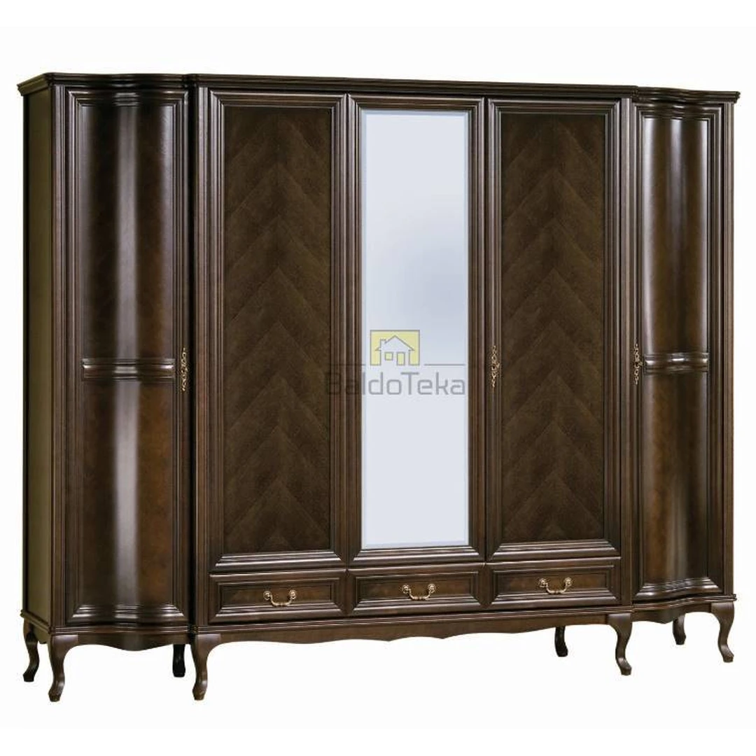 Ergonominis MDF spintas su veidrodžiu ir tyliuoju uždarymu