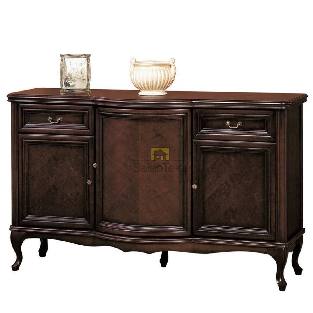 Ergonominė MDF spintelė su natūralaus medžio apdaila