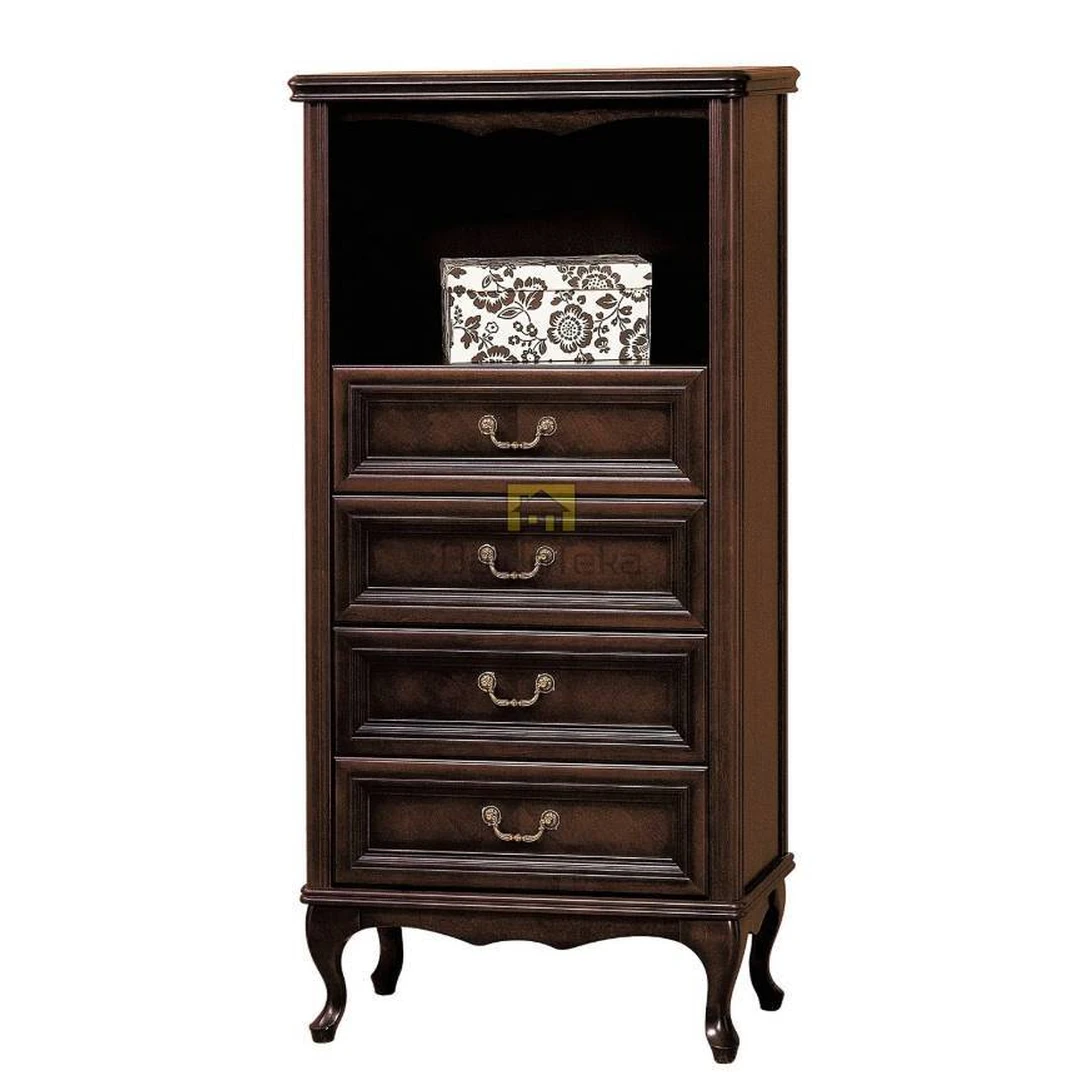 Ergonominis MDF spintos stalas su natūraliu medžio lukštu