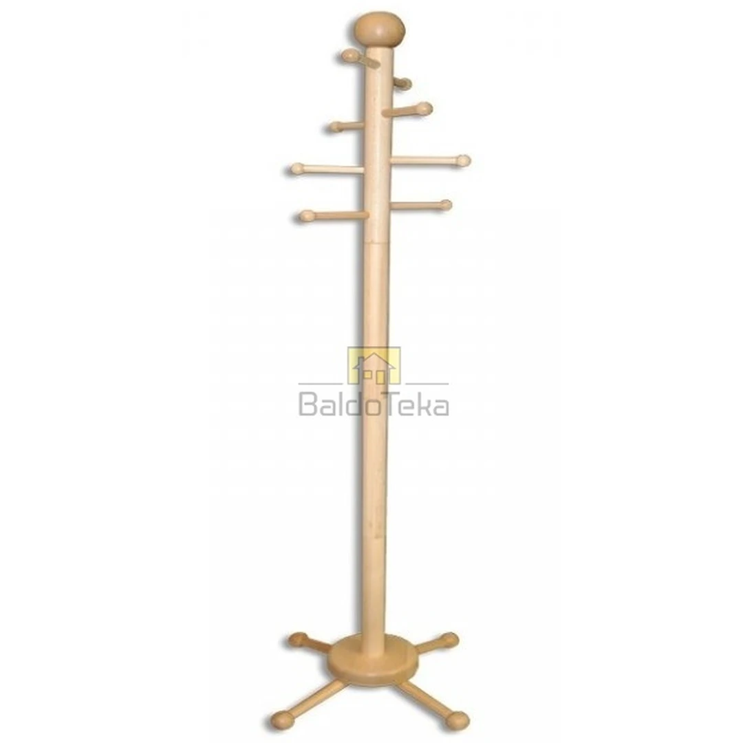 Ergonominė buko medžio lova – 186 cm aukščio