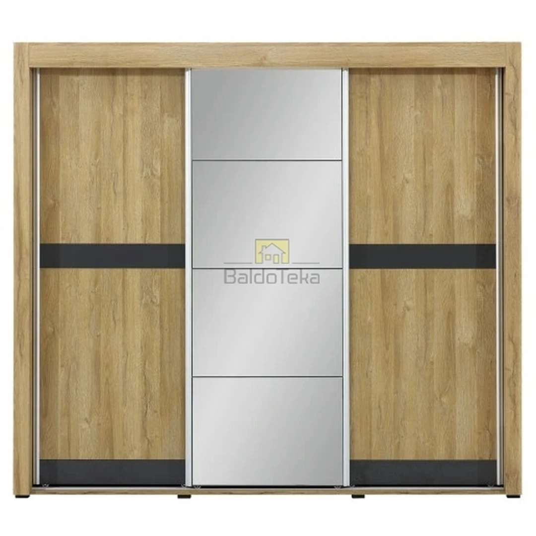 Stilinga spintelė ąžuolo grandson + grafit spalvų