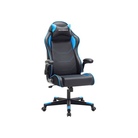 Žaidimų kėdė juoda-mėlyna - Kėdės
