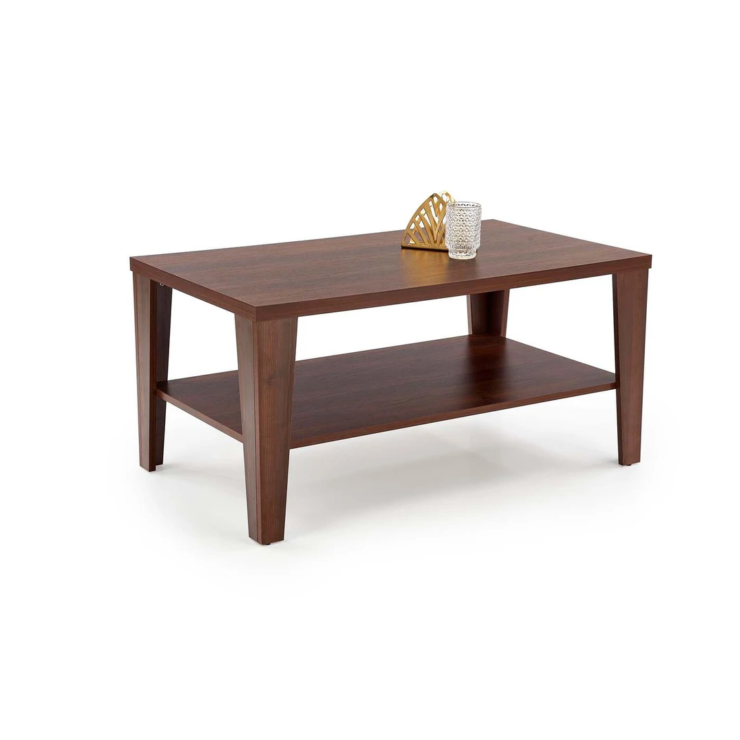 Ergonominis spintos stalas tamsaus riešuto spalvos