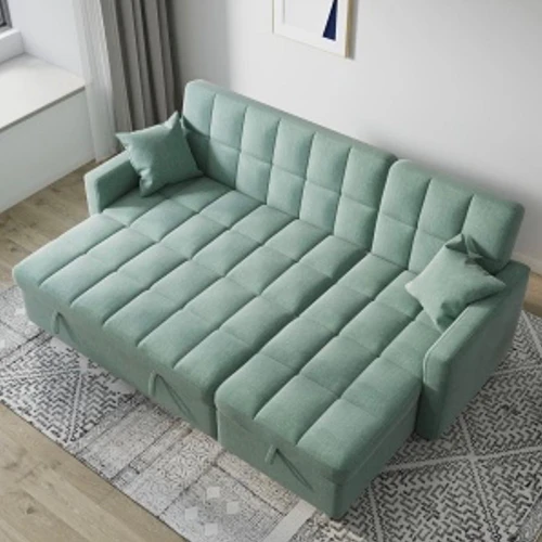 Komfortiška išskleidžiama sofa svečiams