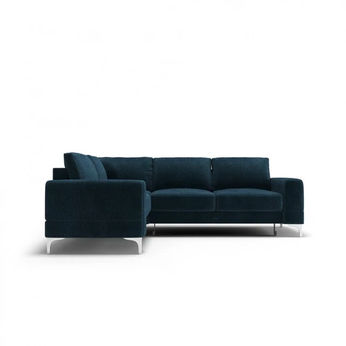Elegantiška kampinė sofa su dekoratyvine siūle