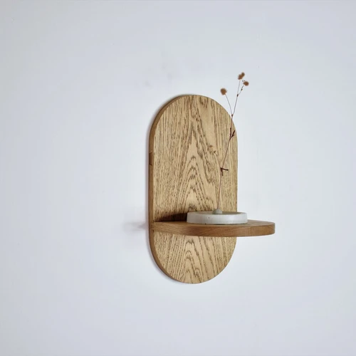 Modernus sienų lentynėlės rinkinys svetainei