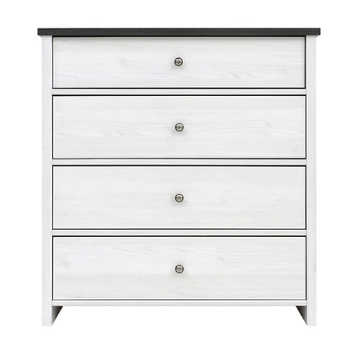 Šviesaus sibiu maumedžio spalvos komoda