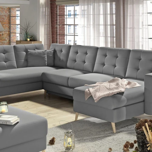 Minkštas kampas ASGARD U, aksomas