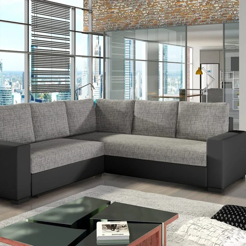 Minkštas kampas CANIS, juoda-rusva