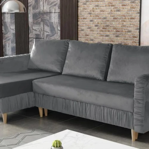 Minkštas kampas DA1164, pilka