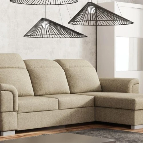 Minkštas kampas DA1177, kreminė