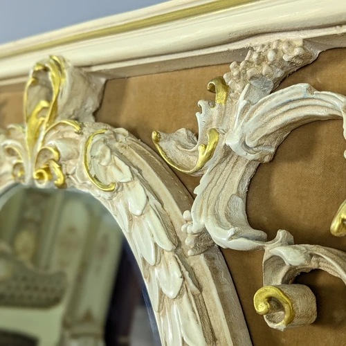 Didelis vintažinis veidrodis 74 cm pločio