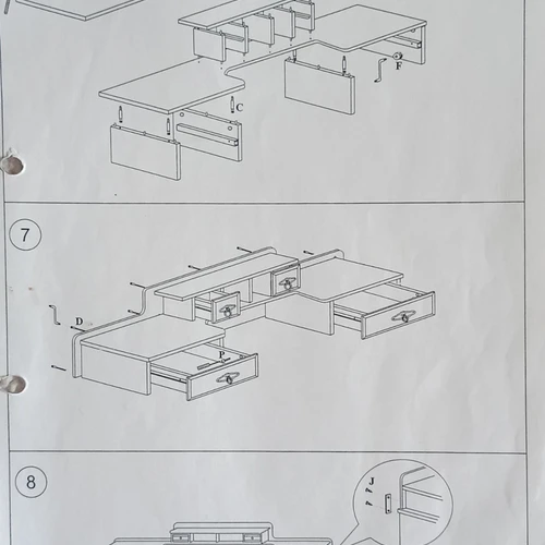 Stalas ANTENA 1831 su tvirtu mediniu viršumi