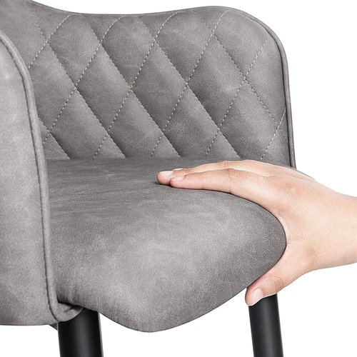 Ergonomiška kėdė su minkštu paminkštinimu ir PU danga