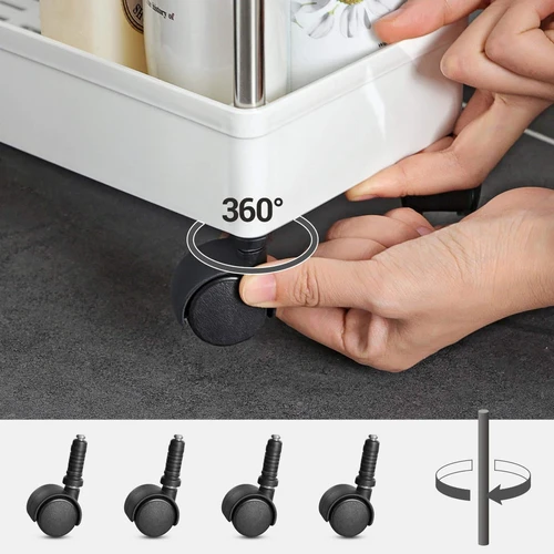 Patogus vežimėlis dažnai naudojamiems daiktams laikyti