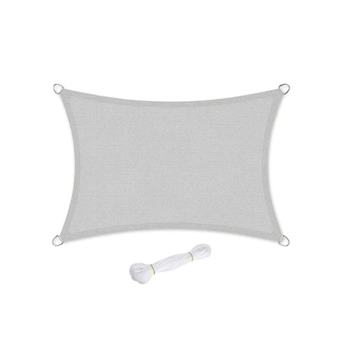 3 x 4 m saulės burė / markizė, šviesiai pilka