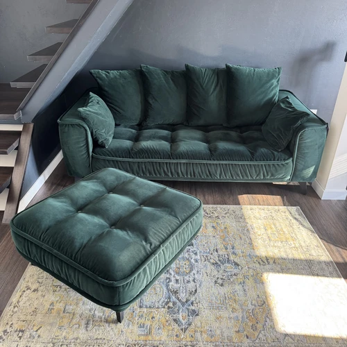 Belavio sofa ir pufas