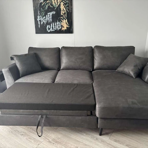 Šiuolaikiškas kampas su miegamąja funkcija