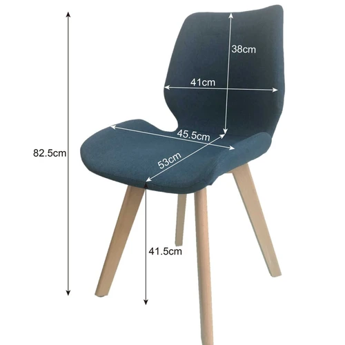Medinės kojelės ir minkštas apmušalas – tobula kėdė jūsų namams
