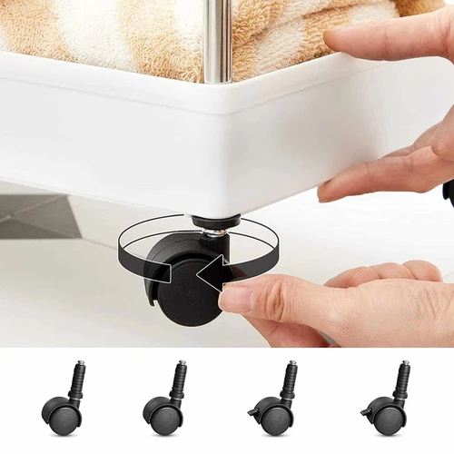 Balta nerūdijančio plieno lentyna su polipropilenu