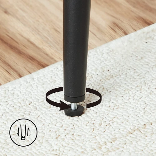 Minkštos kėdės su mediniu viršumi ir ergonomišku dizainu