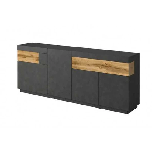 4D komoda SE25 SILKE matera / matera - wotan ąžuolas