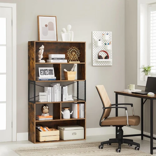 Tvirtas ir stilingas knygų lentynas 80x30x150,5 cm