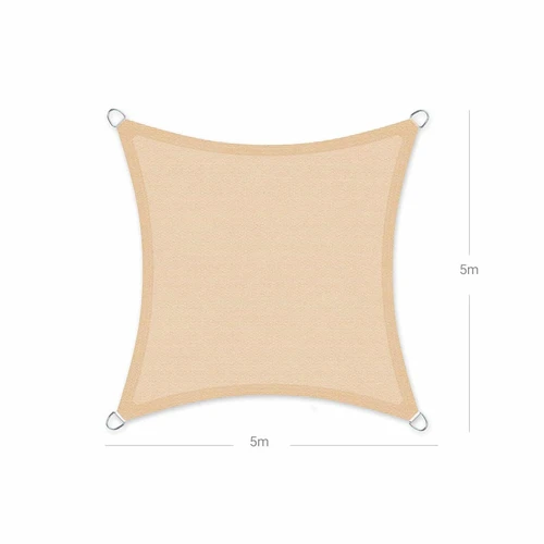 Apsauga nuo saulės ir vėjo su pralaidžiu audiniu