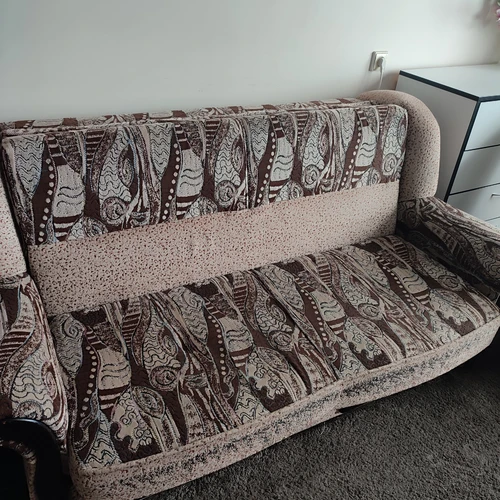 Minkštas svetainės komplektas: sofa-lova ir du foteliai - Sofos-lovos