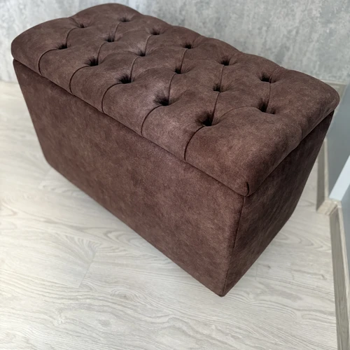 Stilingas pufas Chesterfield stiliaus