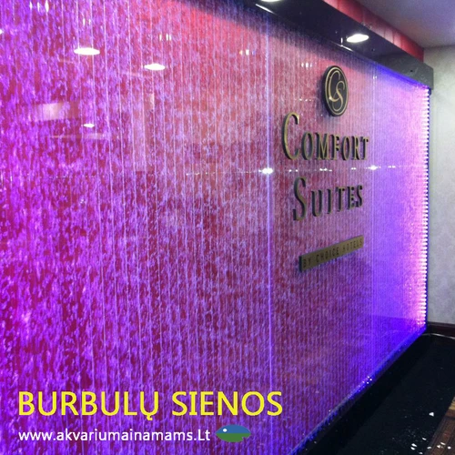 Burbulų Vandens sienelė – unikalus judantis stilius