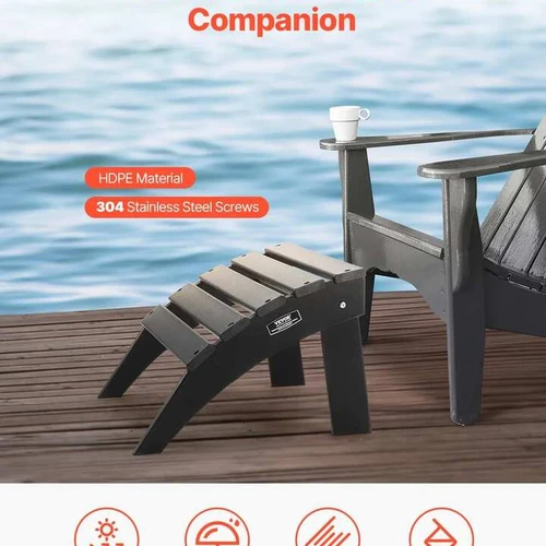 Atsparus HDPE plastiko pufas lauko erdvėms