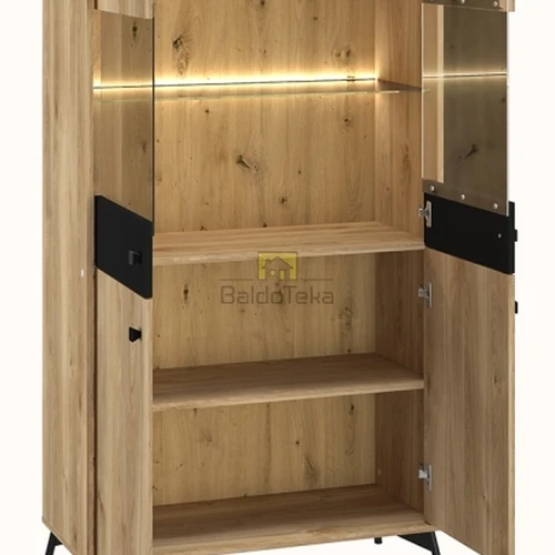 Aukštos kokybės spintelė su metalinėmis kojelėmis