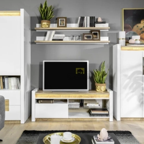 Elegantiška lova su LED apšvietimu – 160x200 cm čiužiniui