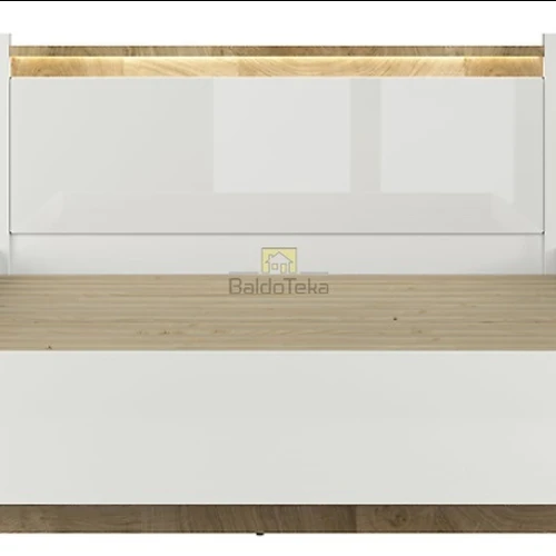 Ergonominė lova be grotelių – 160x200 cm čiužiniui