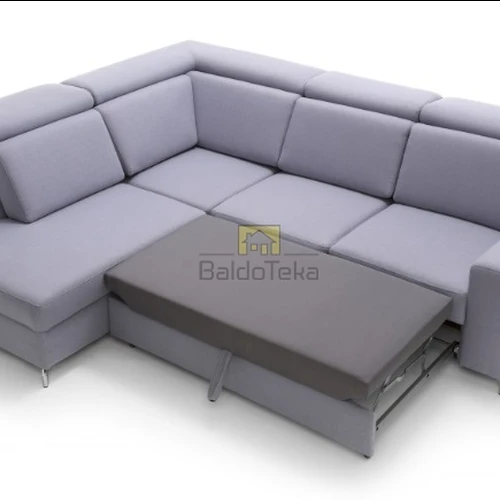 Patogi sofos lova su galvos atramos reguliavimu